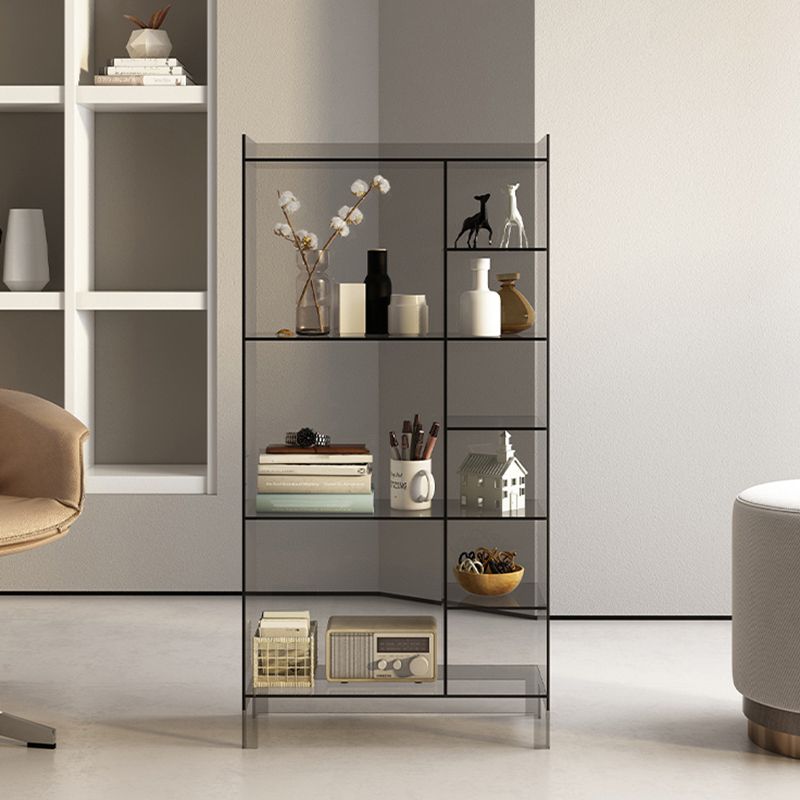 Libreria standard acrilica scandinava, libreria chiusa, 23,6 "L x 9,84" W x 47.2 "H