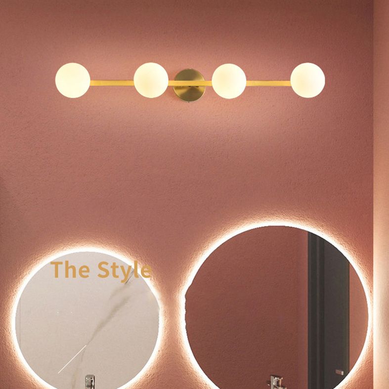 Illuminazione montata a parete in metallo per il bagno