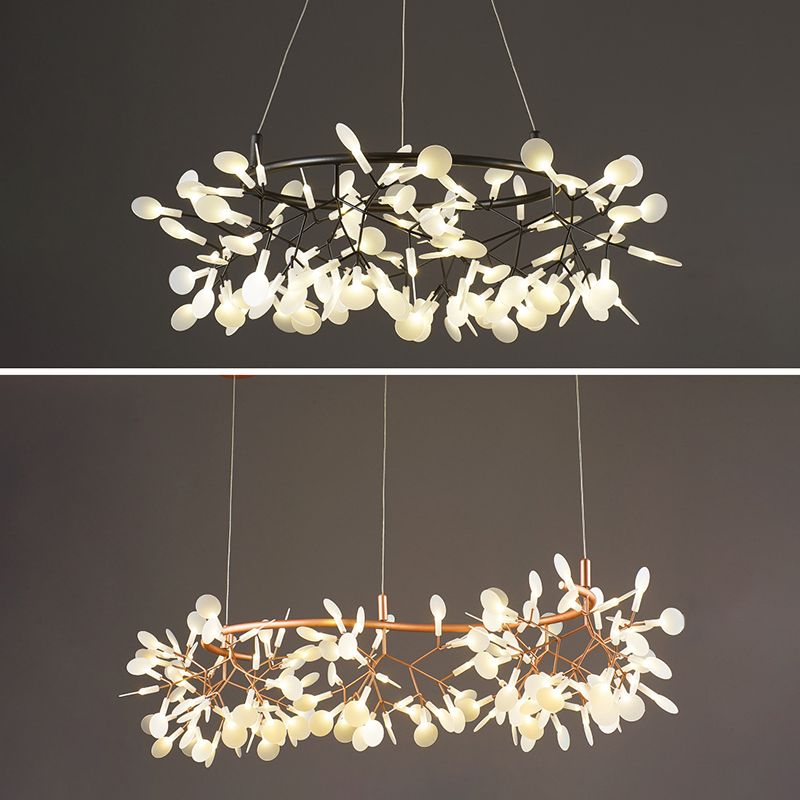 Luz de lámpara de araña de spray moderna kit de luz acrílico de acrílico
