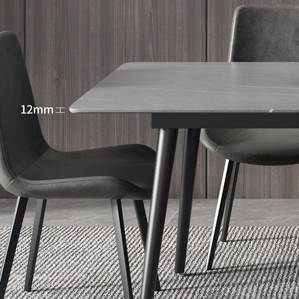 Medieval Modern Stone Dining Table 4 Legs Dining Table for Kitchen