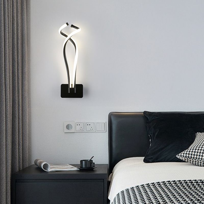 Nachtwandlicht moderner Minimalismus führte zwei Lichtmontage -Beleuchtung