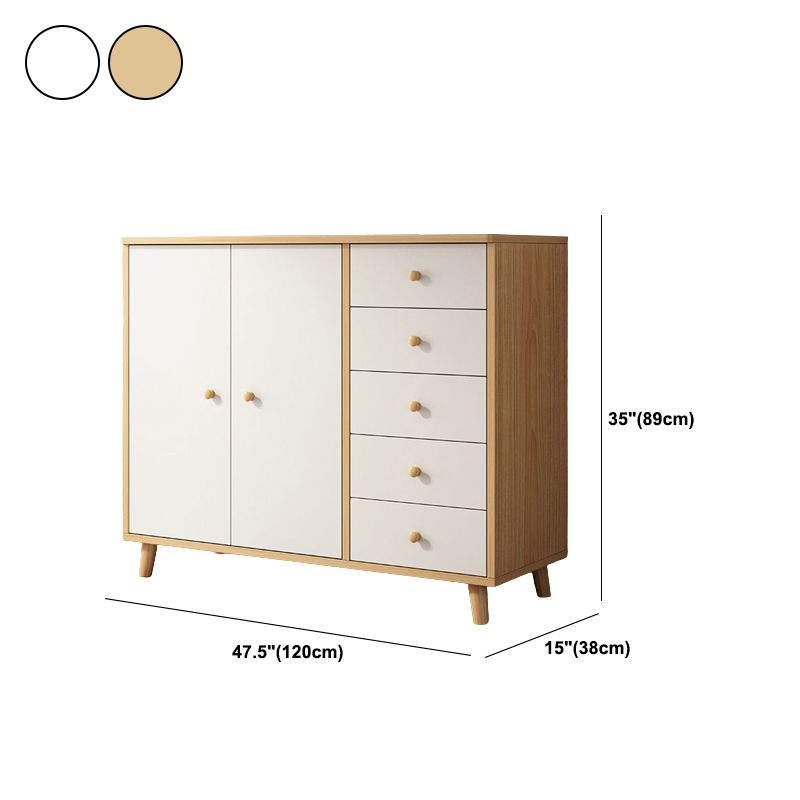 Contemporary Storage Chest Wooden Storage Chest for Bedroom 14.9" Wide