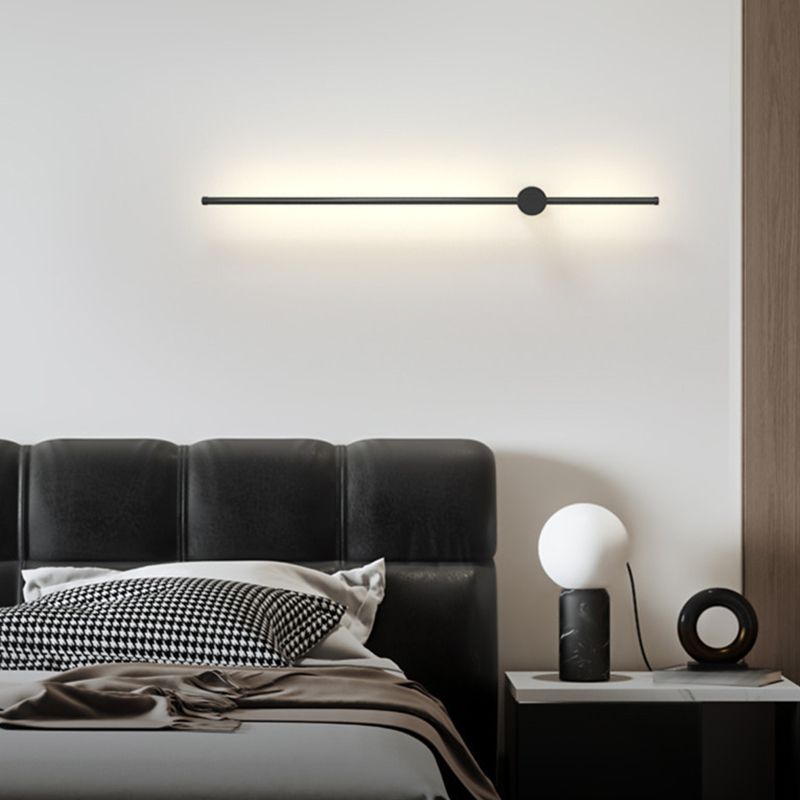 Moup de montant à bande longue lumière simple, application murale de surface LED simple pour le couloir