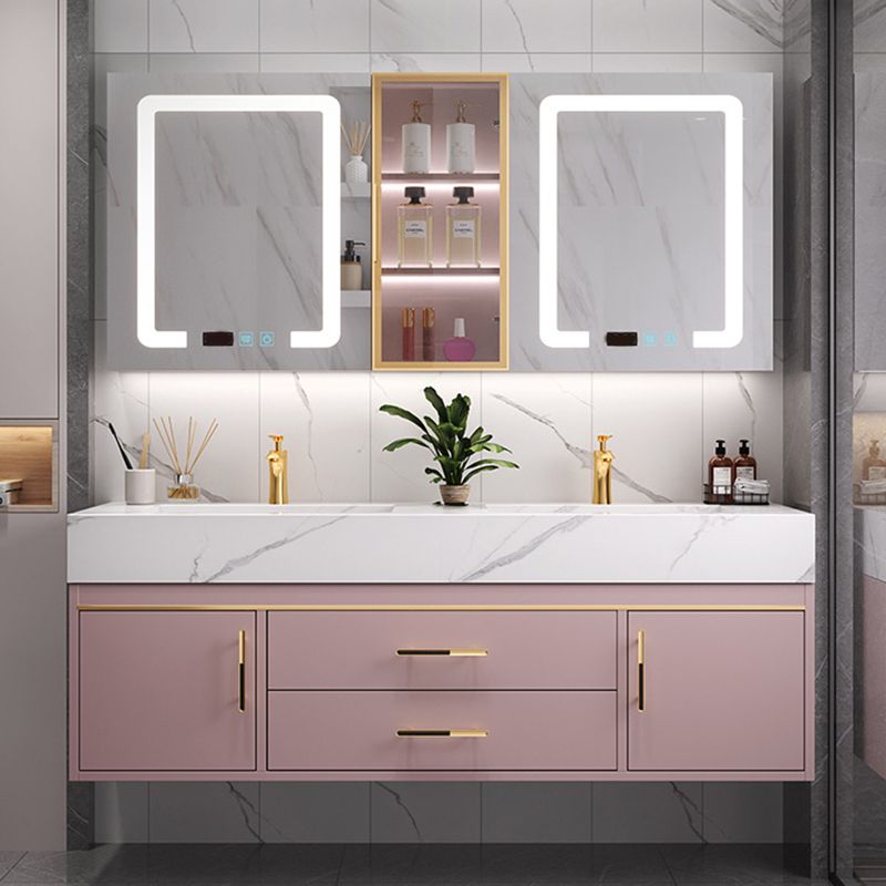 Modern Style Bathroom Vanity Set Solid Wood Bathroom Vanity Set