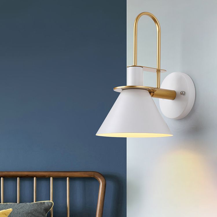 Accesorio de iluminación de pared cónica de estilo nordic