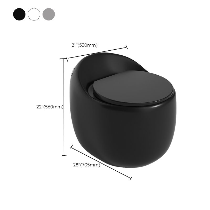 Modern Floor Mount Urine Toilet Concealed Tank Toilet Bowl with Toilet Seat