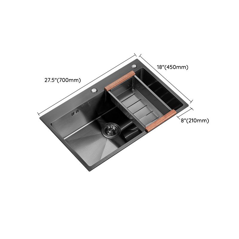 Stainless Steel Kitchen Sink Modern Style Stainless Steel Kitchen Sink with Soundproofing