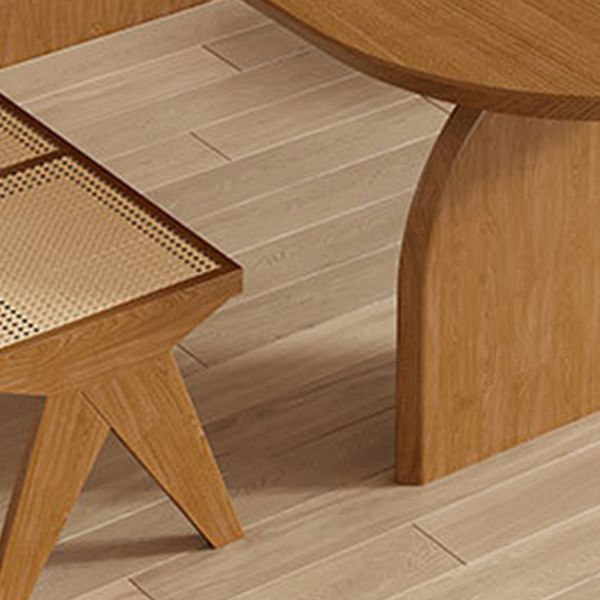 Dining Room Oval Dinner Table Kitchen Solid Wood Dining Table