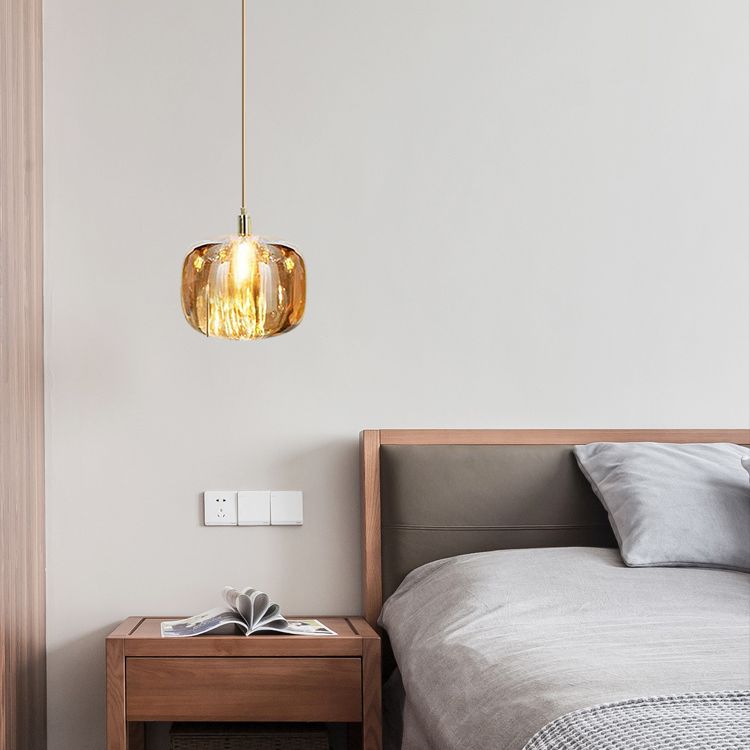 Funzionamento a sospensione in vetro a sospensione in vetro a sospensione a 1 luce Kit di luce a sospensione per sala da pranzo