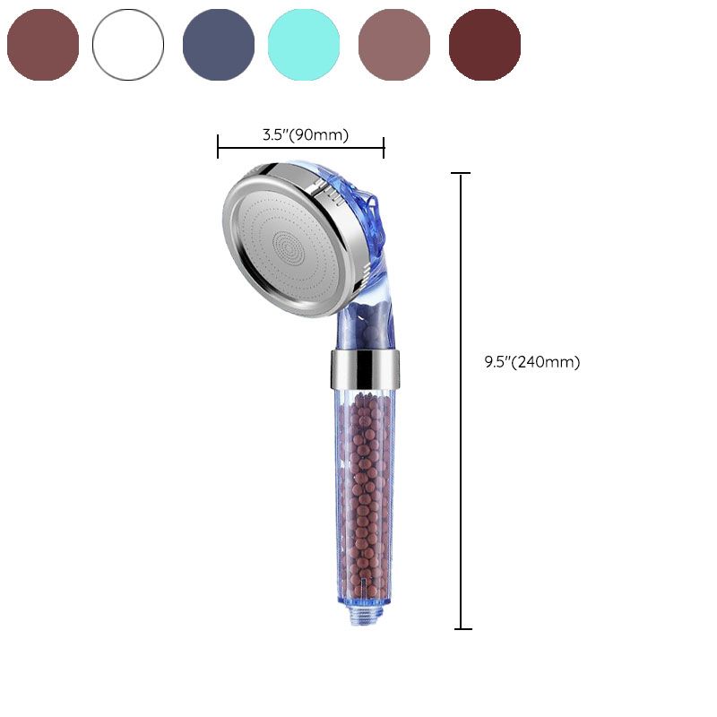 Shower Head Massage 3-Jet Round Adjustable Spray Pattern Shower Head Combo