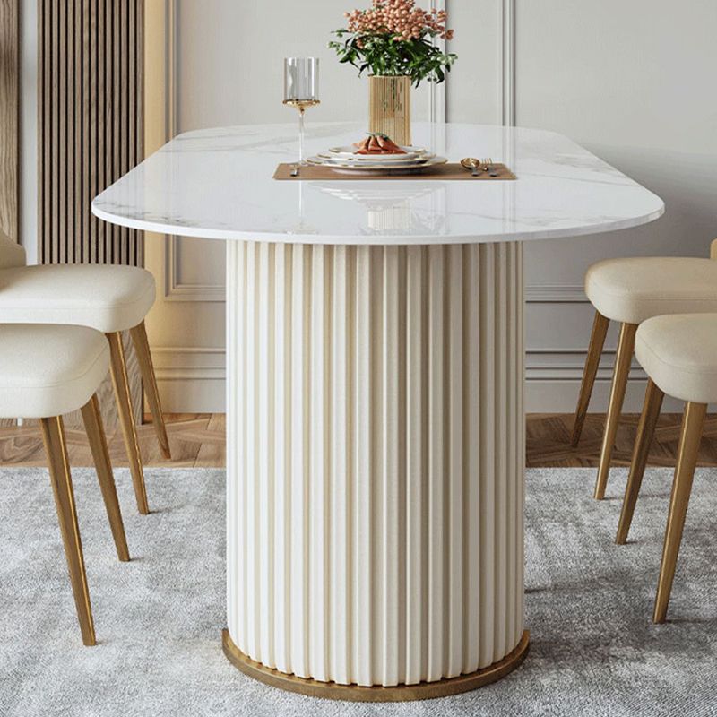 Glam 1/2/5/6/7 Pieces Dining Set Sintered Stone Dining Table Set for Home Use