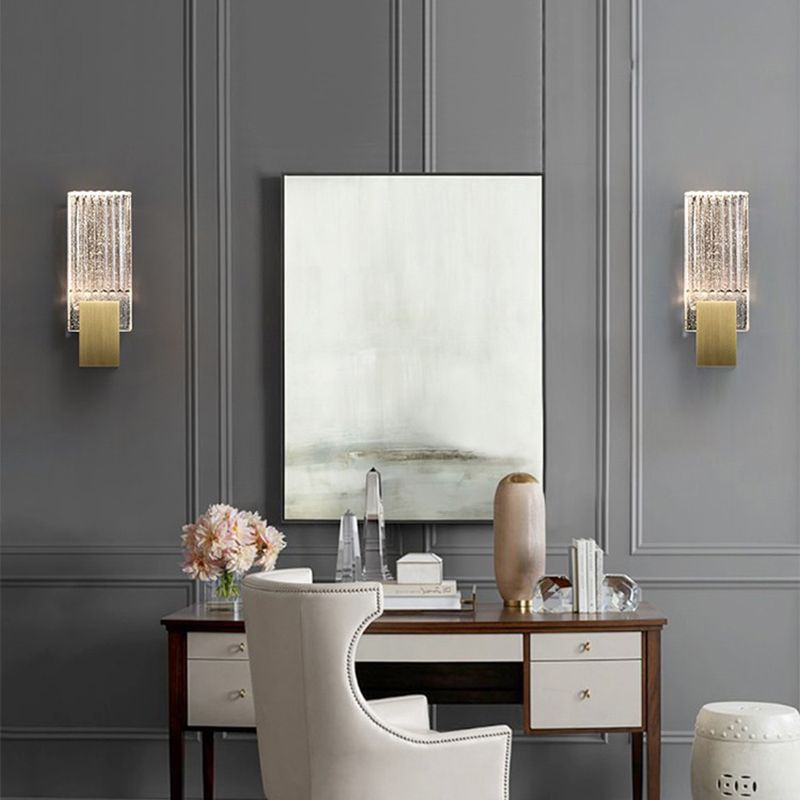 Lámpara de montaje de pared de luz de pared cuadrado contemporáneo para dormitorio