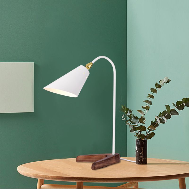 Lampade da tavolo per tazza di metallo in stile moderno 1 luce da tavola