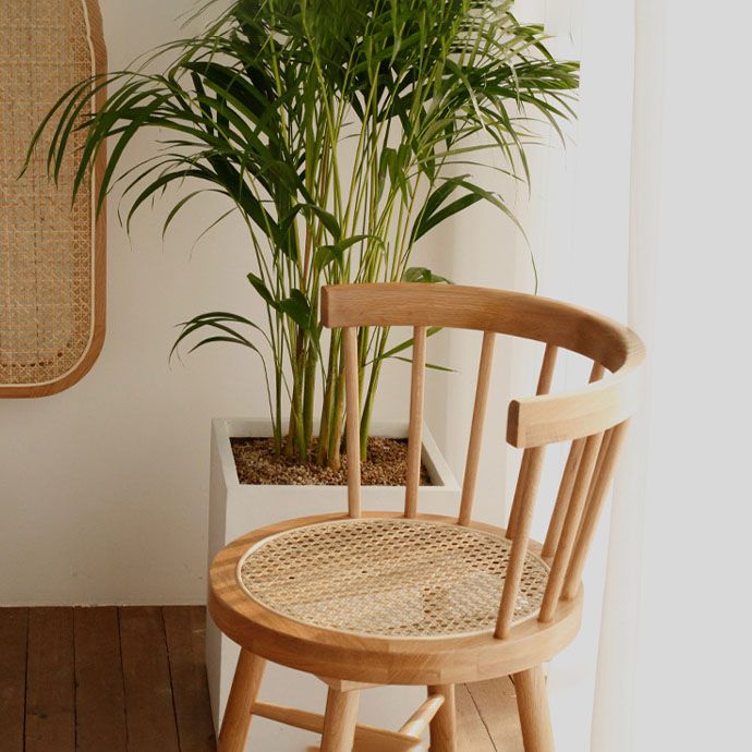 Sillas sin brazos de comedor de madera tradicional, silla lateral trasera Windsor para uso doméstico