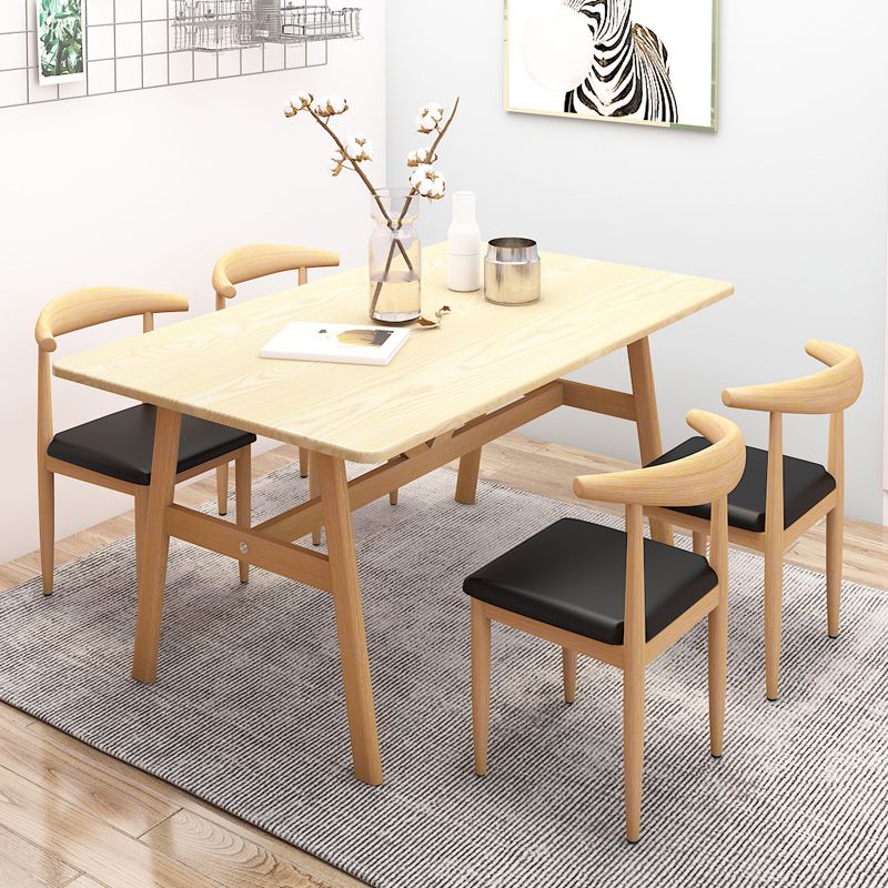 Modern Style Side Chair Open Back Indoor Dining Chair for Dining Room