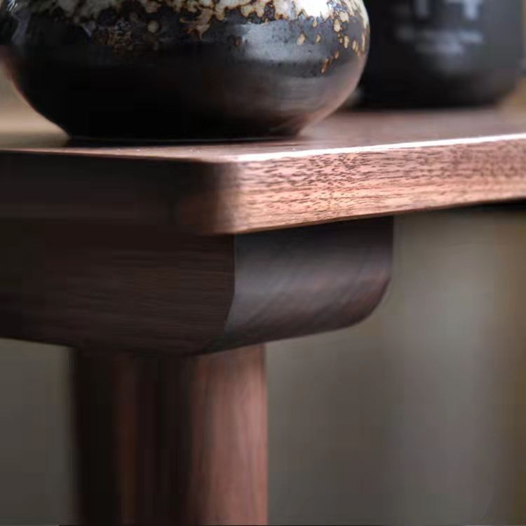 Cuadrado 4 patas mesa de comedor industrial mesa de color de madera con madera sólida de pino