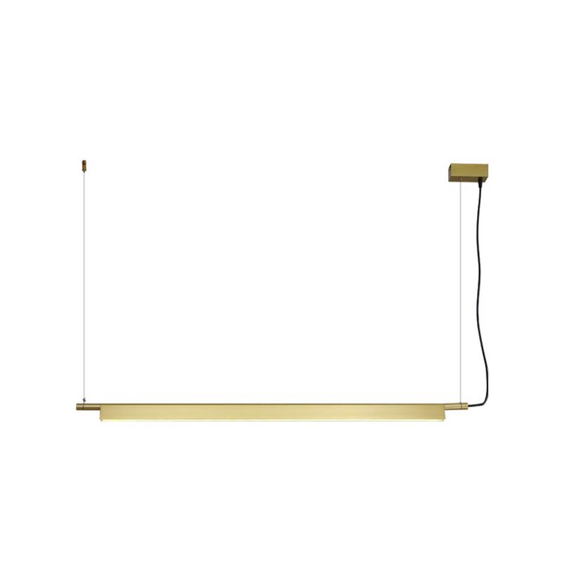 Modern Style Linear Shape Island Light Metal 1 Light Island Lighting