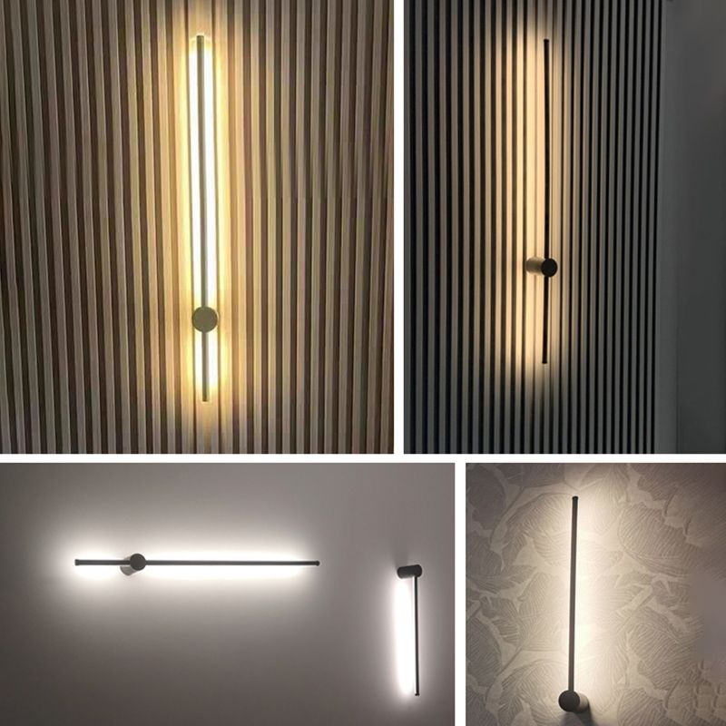 Zeitgenössischer kreativer linearer Wandleuchten Wohnzimmer Esszimmer Wandleuchte