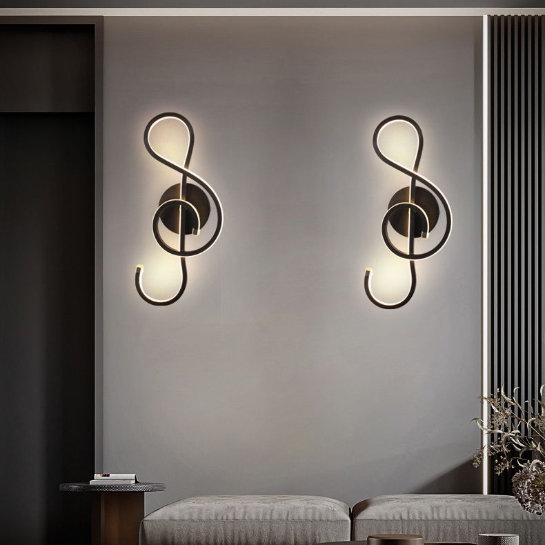 Metal Twist Sconce Light Fixture Modern Style LED Wall Mount Light Fixture for Bedroom