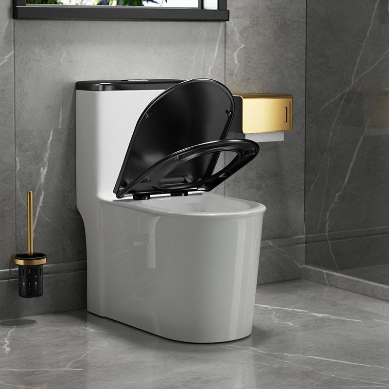 One Piece Toilet Modern Urine Toilet Floor Mounted Siphon Jet Toilet Bowl