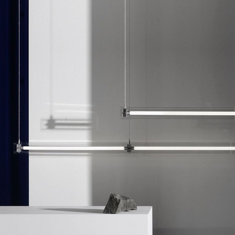 Clear Glass Ceiling Pendant Light Modern LED Kitchen Island Fixture