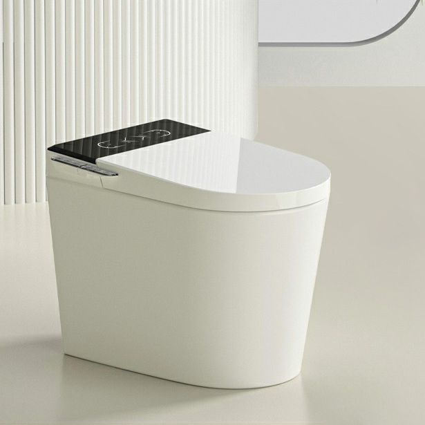 Modern Toilet Bowl One Piece Porcelain Floor Mounted Siphon Jet Toilet