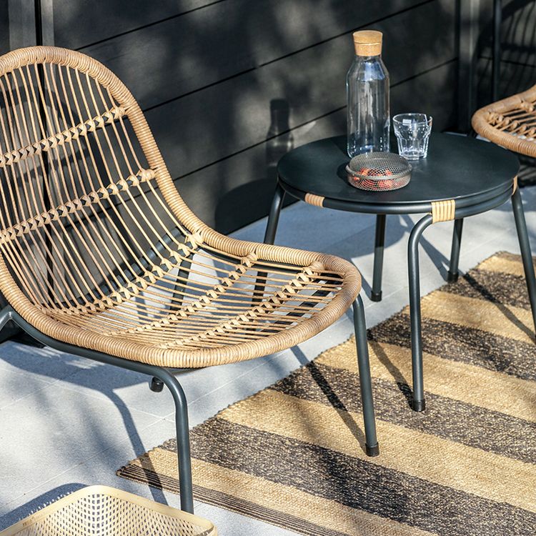 Modern Style Bistro Set Wicker Round 2/3 Pieces Bistro Table Set