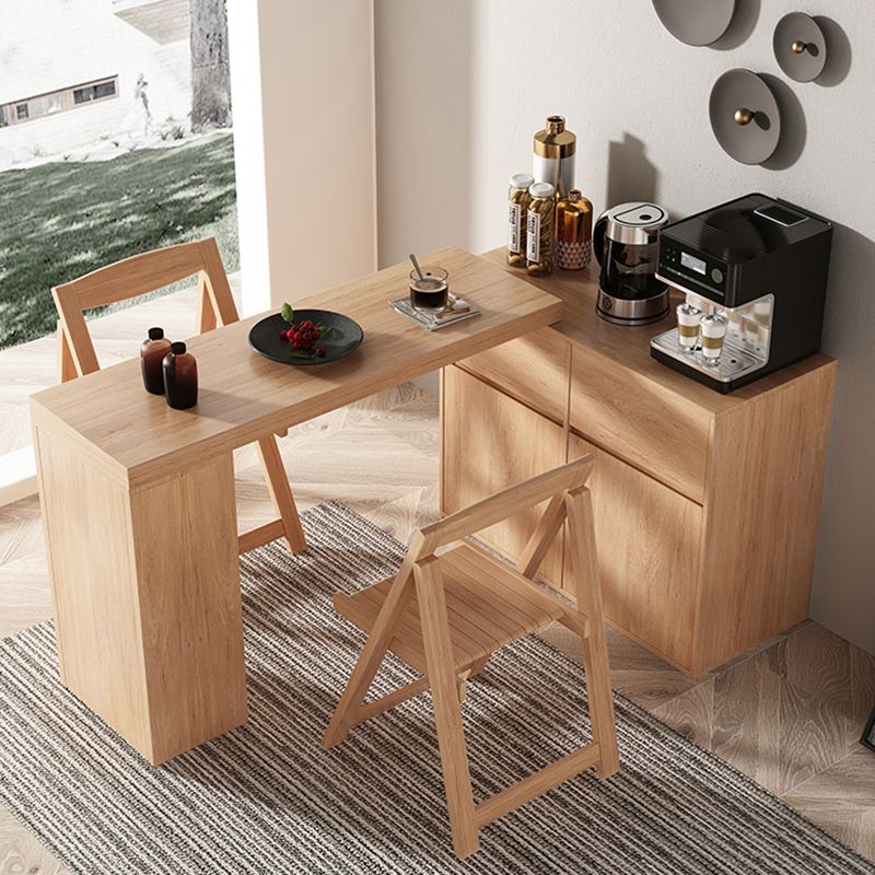 1/3/5 Piece Contemporary Wood Dining Room Chair and Table Set