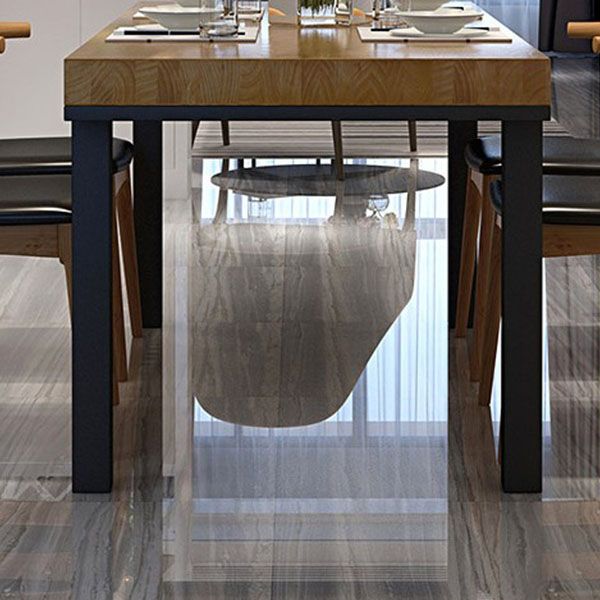 Industrial Home Dining Table Set 1/2/5 Pieces Solid Wood Dinette Set