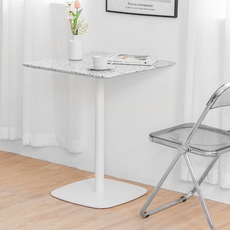 Metall Industrial Square Esstisch Zementtisch für Küche und Esszimmer