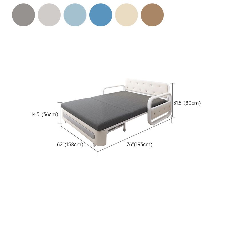 Modern and Contemporary Metal Storage Upholstered Mattress No Theme Bed