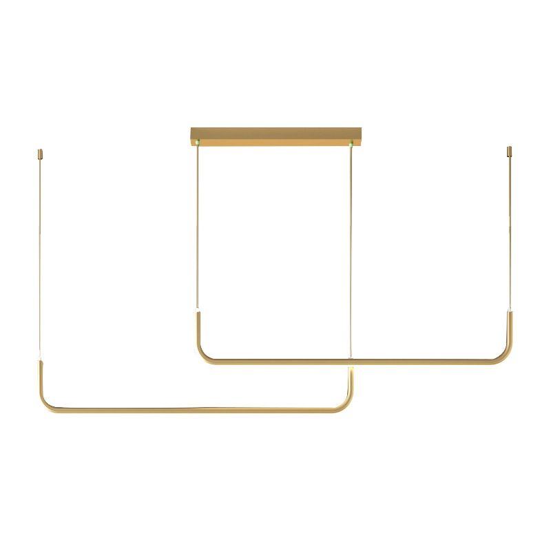 Overlapping Island Pendant Lights Ultra-Contemporary Acrylic Island Pendant Lights for Restaurant