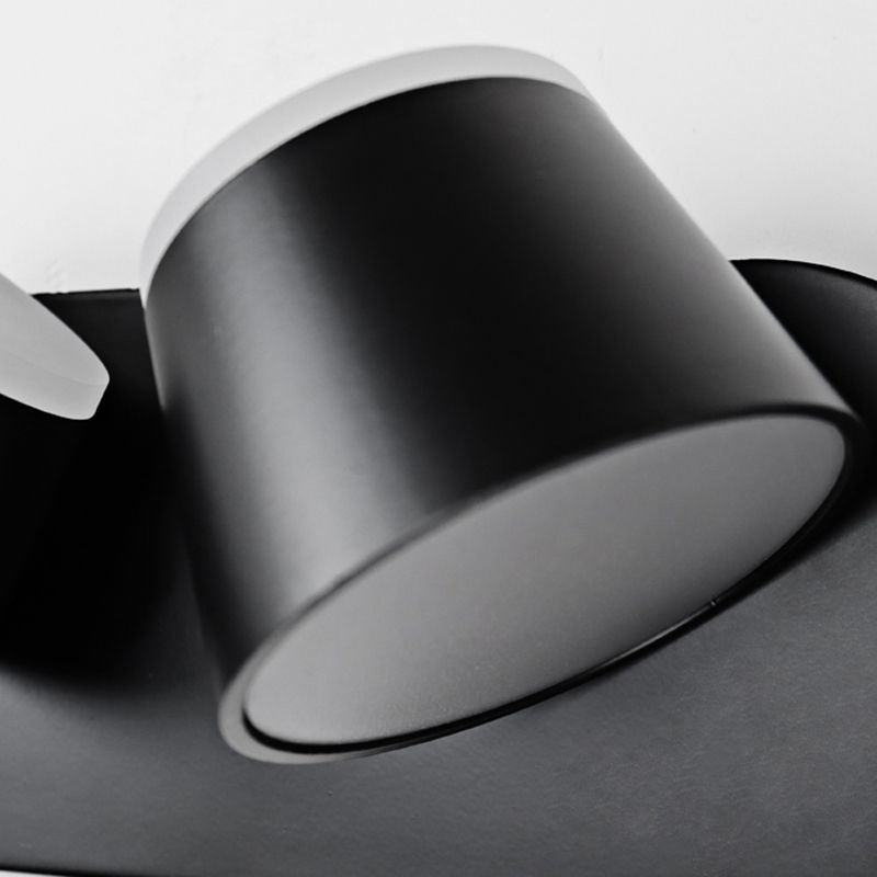 Moderne Kegel Flush Mont Mall Lights Aluminium Wandmontage Leuchte für Schlafzimmer