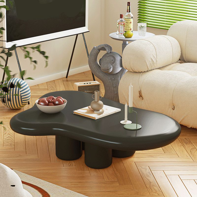 Modern No Distressing End Table Naturally Shaped Side Table for Living Room