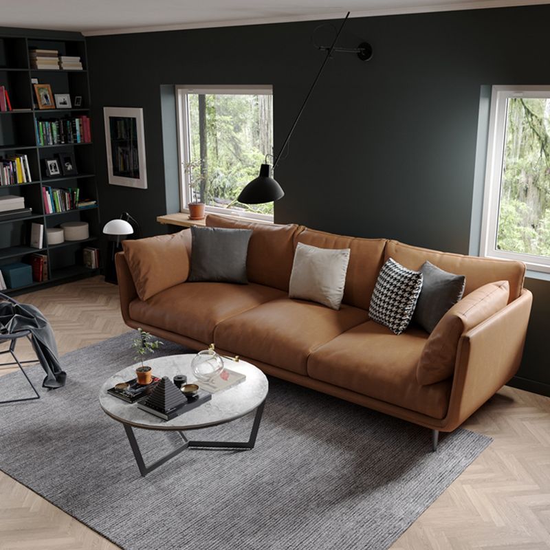 Sofá de brazo de esmoquio de 3/4 de asiento de modernismo para sala de estar para sala de estar