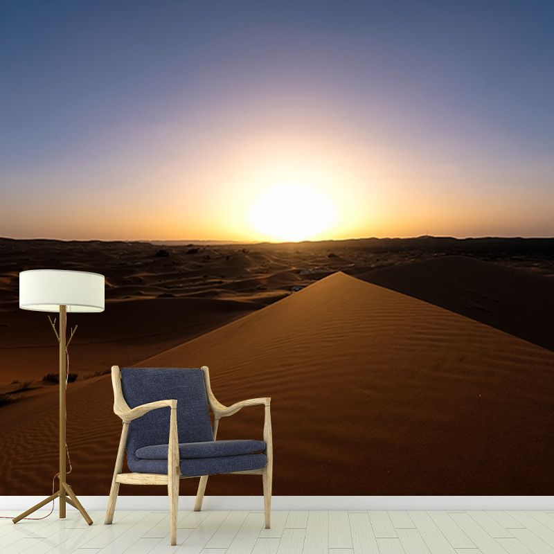 Desert Landscape Photography Mildew Resistant Wallpaper  Sleeping Room Wall Mural