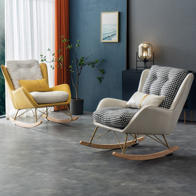 Luxury Style Lounge Lazy Sofa Chair Leisure Modern Rocking Chair