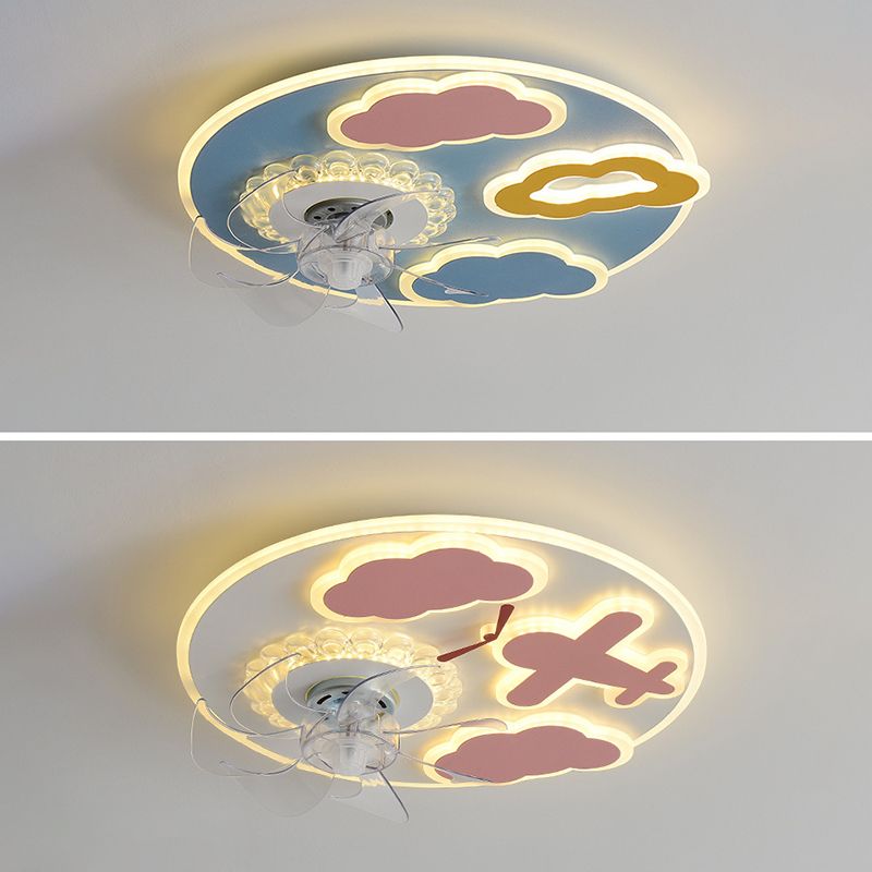 Faretto di nuvole Light Aitura del soffitto Acrilico per bambini LED LED LIETURA