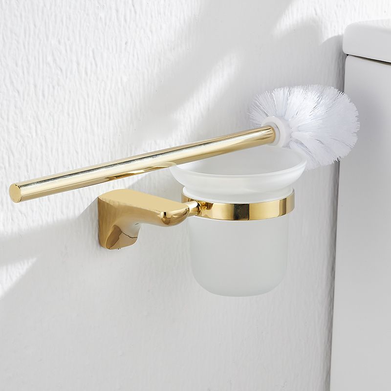 2 Piece Metal Bathroom Accessory Set Traditional Toilet Brush and Holder Set