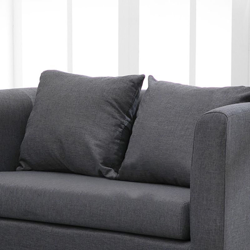 Arms Included Chair 25.5" L x 24"W x 23.6"H Linen Chair for Living Room