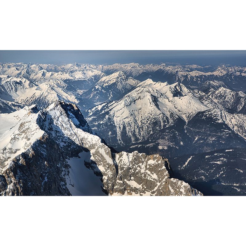 Modern Style Wall Mural Wallpaper Mountains Sitting Room Wall Mural