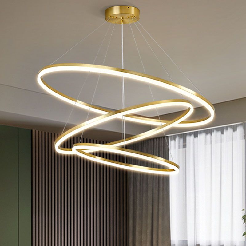 Multi-Layer-Anhänger Kronleuchter Deckenleuchte für Salon