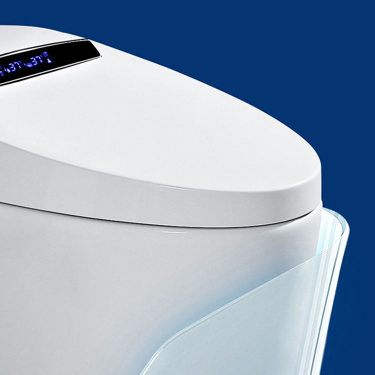 Modern Concealed Tank Toilet Bowl Siphon Jet Toilet with Slow Close Seat for Bathroom