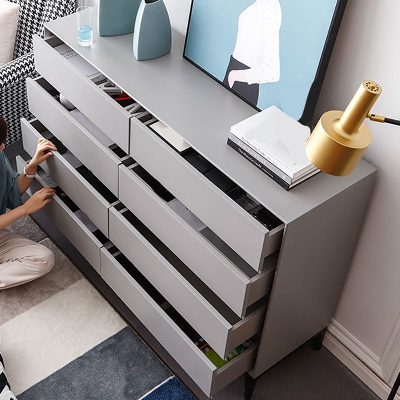 Modern Storage Chest Solid Wood Storage Chest Dresser with 8/6/4 Drawers