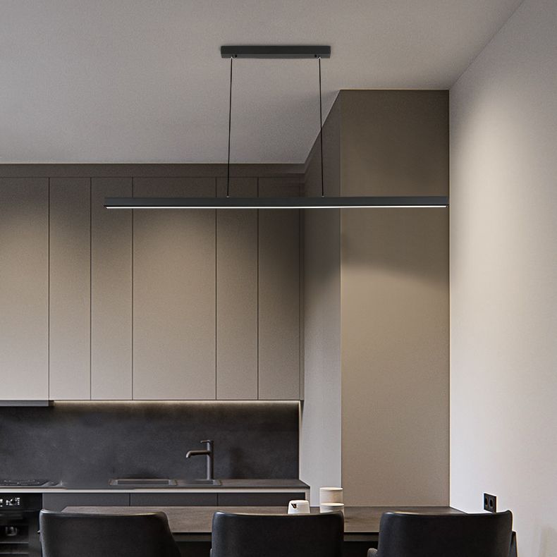 Minimalism Contemporary Style Island Pendant LED Island Chandelier Light for Dining Room