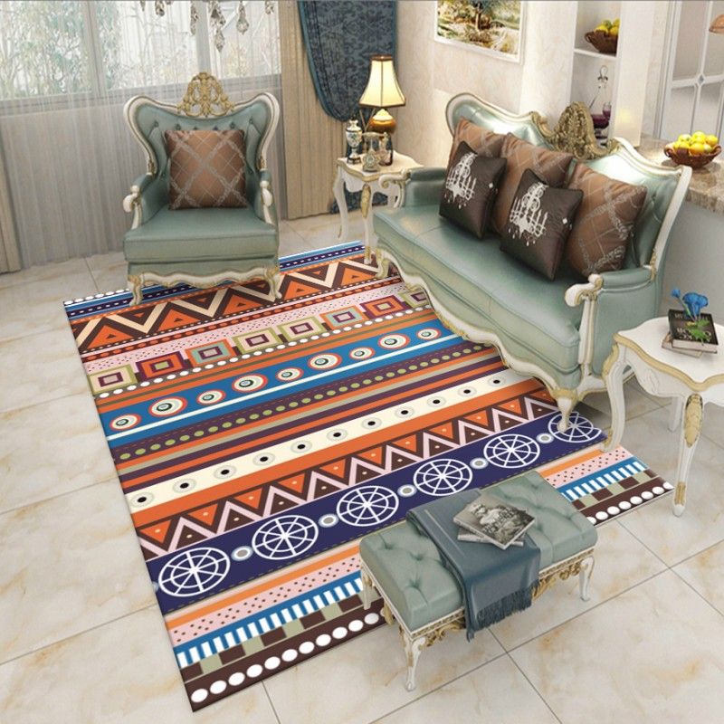 Alfombra bohemia de espiga alfombra alfombra alfombra de interiores alfombra de respaldo sin deslizamiento para sala de estar para sala de estar