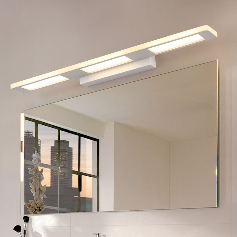 Acrylic Geometric Wall Lighting Fixture Minimalism LED Wall Mount Light Fixture in White