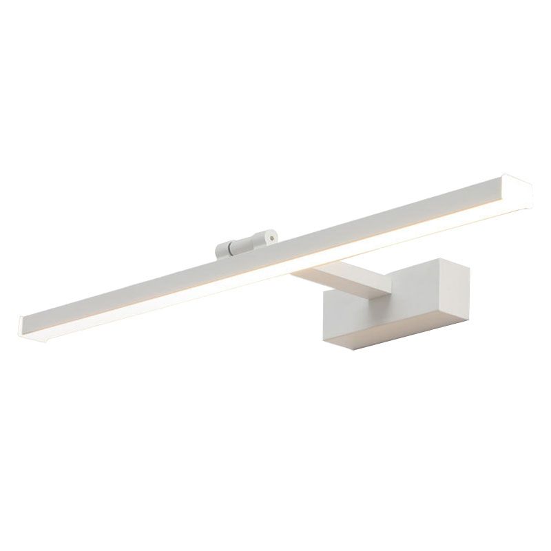 Modern Simplicity LED Wall Light Linear Shape Mirror Wall Lamp in White