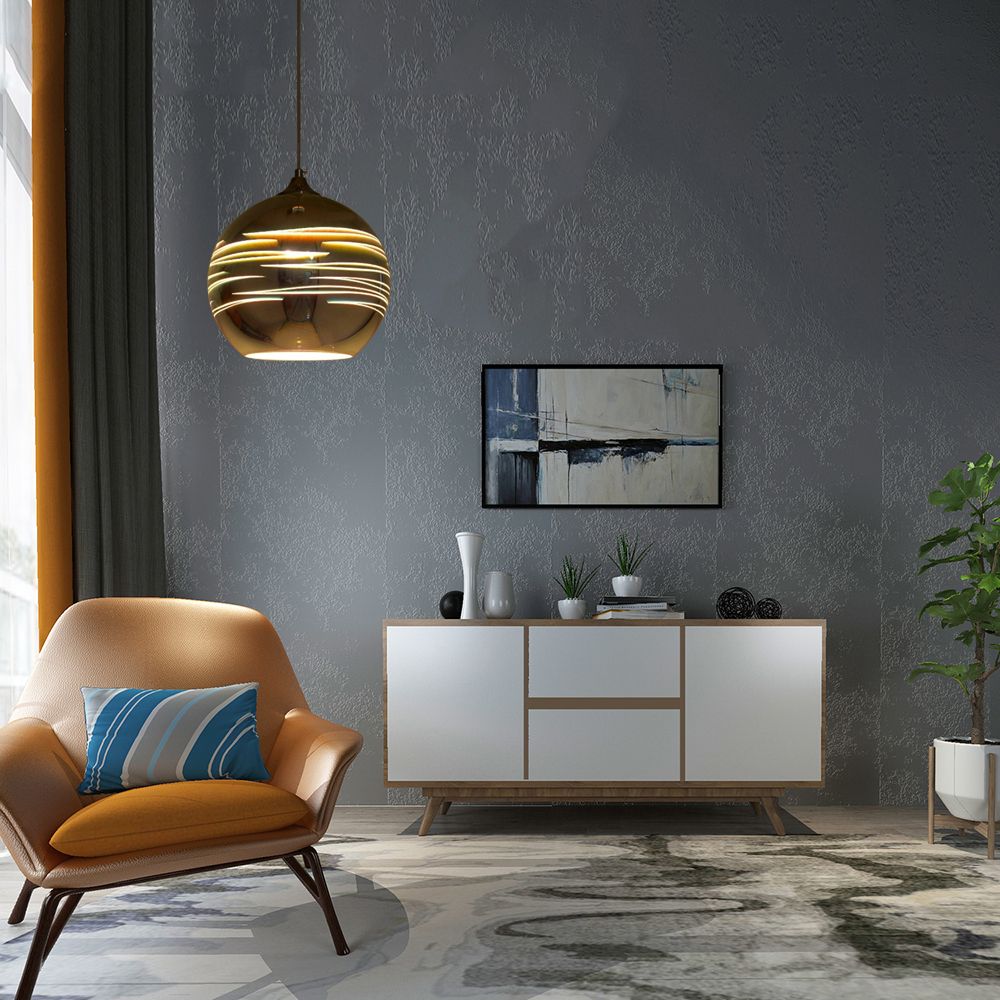 Lampada a sospensione in vetro 3-D Globe Contemporary 1 Light Crome/Gold Hanging Light, largo 6 "/8"/10 "