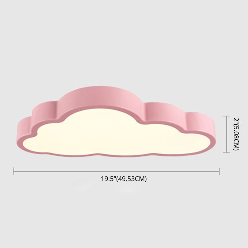 Luz de techo empotrada moderna LED de acrílico con luz de techo empotrada para dormitorio en la nube